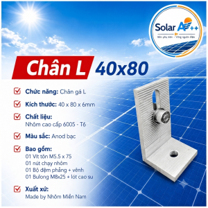 Chân L40x80